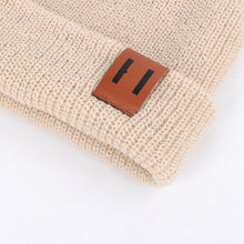 将图片加载到图库查看器，Warm Baby Winter Hat for Kids Beanie Knit Children Hats for Girls &amp; Boys Baby Cap For Kids and Mother/Dad
