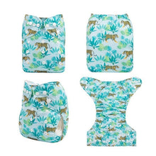 将图片加载到图库查看器，ModernLuxury Printed Baby Cloth Diaper Reusable Cloth Nappy Snap Adjustable Pocket Diaper Nappies For Baby Kids
