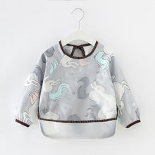 将图片加载到图库查看器，Modern Luxury NEW Baby Cute Cartoon Waterproof Long Sleeve Apron Baby  Feeding Bib for Children Baby and Kids
