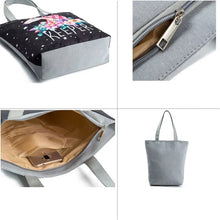 将图片加载到图库查看器，Floral And Owl Printed  Women's Casual Tote Female Daily Use Female Shopping Bag Ladies Single Shoulder Handbag Simple Beach Bag
