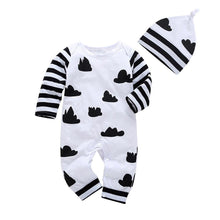 Load image into Gallery viewer, Baby Boy Rompers Long Sleeve Deer Head Infant Newborn Jumpsuit Outfits For Girls and Boys Pajamas
