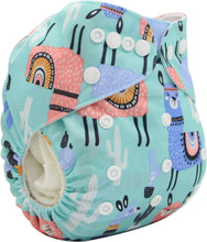 将图片加载到图库查看器，Baby Pocket Cloth Diaper Nappy Reusable Adjustable Washable No Inserts Nappie For Baby In Modern Printed Style
