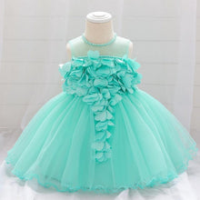 将图片加载到图库查看器，Luxury Modern Designer Toddler Baby Girl Infant Princess Lace Tutu Dress Baby Girl Wedding Dress Kids Party Dress
