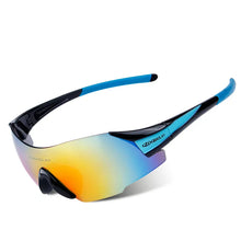 将图片加载到图库查看器，UV400 Sky Cycling Glasses Outdoor Sport MTB Bicycle Glasses Motorcycle Sunglasses Sports Eyewear Frameless Glasses Bike Goggles

