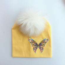 Load image into Gallery viewer, Fashion Baby Cap With Butterfly Toddlers Infant Bonnet Baby Hat For Boys and Girls Travel Hat Cap
