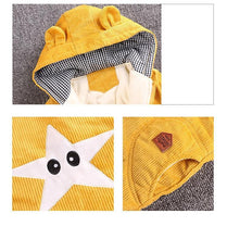 将图片加载到图库查看器，Winter Baby Warm Cotton Coat for Children Outerwear, Newborn Jacket For Infant Clothing For Boys and Girls In Bear Design For Autumn and Winter Season
