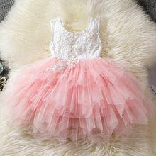 将图片加载到图库查看器，Luxury Toddler Girl Baby Clothing Dresses For 1 Year Birthday Christening Lace Girls Tulle  Infant Party Cake Smash Outfit Dress for Girls 1-6 Years
