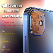 将图片加载到图库查看器，3pcs Camera Lens Tempered Glass For iPhone 11 12 13 Pro XS Max X XR Camera Protector For iPhone 11 7 8 6 6S Plus SE Camera Glass Case Scratch Resistant Tempered Glass
