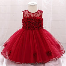 Load image into Gallery viewer, Luxury Elegant Handamde Girls Baby Dresses Lace Tulle Baptism Dresses for  Party and  Wedding Baby Clothing Dress

