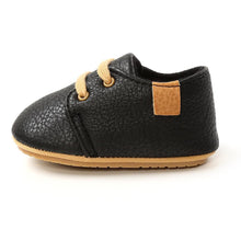 Load image into Gallery viewer, Unisex Baby Luxury Soft Leather Shoes Newborn Rubber Soft Sole First Walkers Toddler Shoes For Everyday Wear For Boys And Girls
