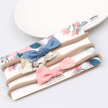 将图片加载到图库查看器，Cute Bow Baby Headband for Girl Nylon Head Bands Turban Newborn Headbands Hairbands for Kids Baby Hair Accessories For Baby
