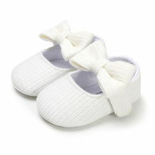 将图片加载到图库查看器，Baby Newborn Infant First Walker Leather Soft Sole Princess Bowknot Shoes Elegant Style Perfect Gift For Baby Girl
