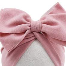 将图片加载到图库查看器，Cute Bows Baby Hat Knot Intant Baby Girls Newborn Turban Soft Children Kids Toddler Beanie Cap
