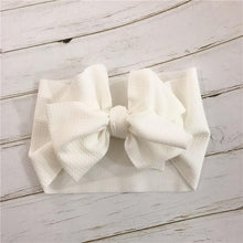 Load image into Gallery viewer, Modern retro Vintage Baby and Mom Textured Headwrap Pre-tied Turban Headband Bow Super Soft and Stretchy Hair Bows Kids Accessories for Girls and Moms
