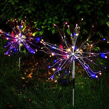 Load image into Gallery viewer, Modern Garden Luxury LED Solar Waterproof Lamp In Shape Of Tree Fireworks With Copper Wires
