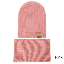 Load image into Gallery viewer, Modern Baby Set Hat Cap and Scrif And Snood  Warm Hat Scarf Caps Scarves Knit Hats For Kids

