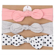 Load image into Gallery viewer, Modern Mother &amp; Daughter Rabbit Ears Bow Hair Bands Cloth Headband Bowknot Headwear Bow
