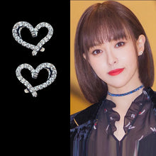 将图片加载到图库查看器，Wholesale  925  Silver Heart Zircon Earrings for Women 2020 New Trend Personality Lady Fashion Jewelry
