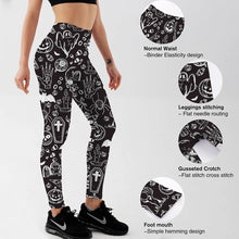 Load image into Gallery viewer, Qickitout Leggings Halloween Day SEXY New Women's Legging Ghost Skull Pumpkin Palm Styles Digital Print Trousers Leggings
