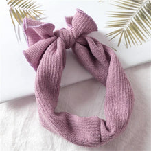 将图片加载到图库查看器，Luxury Modern Designer Baby Headband Girl Knitted Hair Accessories Toddler Knotted Turban Newborn Hair Bows Headwrap
