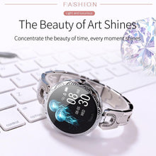 Load image into Gallery viewer, Fashion Women's Smart Watch Waterproof Wearable Device Heart Rate Monitor Sports Smartwatch For Women Ladies

