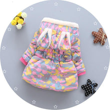 Load image into Gallery viewer, Luxury Newborn Children Plus Cute Hooded Cotton Jacket  Infant Clothing for Baby Girls In Elegant Colorful Design  For Winter
