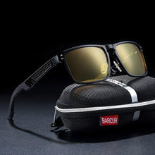 Load image into Gallery viewer, Hot Black Goggle Male Sunglasses Luxury Brand Men Glasses  In Business High Quality Luxury Modern Style With  UV400 Protection
