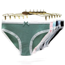Load image into Gallery viewer, Free Shipping 5pcs/Lot Women's Panties Girl Briefs Fashion Cotton Underwear Lady Hot Selling    89038
