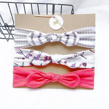 将图片加载到图库查看器，Baby Headbands For Newborn Hair Band Cute Baby Bow Flower Elastic Bow Headwear Kids Gifts Girl Hair Accessories
