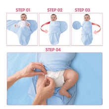 将图片加载到图库查看器，Baby Swaddle Blanket With Cap For Newborn Wrap Cotton Swaddling Bag Baby Envelope Sleep sack  Blanket .
