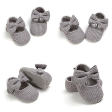 Load image into Gallery viewer, Baby Girl Princess Shoes Newborn Girls Bowknot Soft Bottom Casual Prewalkers For Baby Girl Shoes 0-18Months
