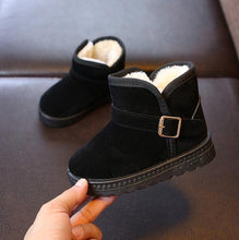 Load image into Gallery viewer, Winter Kids Fashion Snow Boots Thick Warm Plush Soft Bottom Girls Short Boots Ski Boot For Toddler
