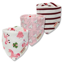 将图片加载到图库查看器，Cartoon Cotton Newborn Baby Boys and Girls Bibs Baby Towel Scarf Children Cravat Infant Kids Scarf
