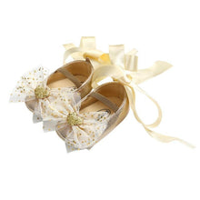 将图片加载到图库查看器，Cute Baby Dance Shoes Toddler Shoes Bow Tie Baby Princess Shoes Dance Shoe Newborn First Walkers 0-18M
