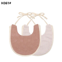 Load image into Gallery viewer, Handmade Luxury Floral Baby Bib Accessories Burp Cloths Newborn Baby Boy Girl Kids Cartoon Bibs 100% Cotton Linen Waterproof Saliva Bib For Kids
