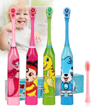 Load image into Gallery viewer, Cartoon Children Electric Toothbrush Double-sided  Heads Electric Teethbrush Or Replacement Brush Perfect Electric Brush For Kids
