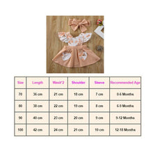将图片加载到图库查看器，Trend New Designer Infant Baby Girl Clothes Flower Ruffle Princess Dress Sundress Outfit For Birthday With Big Bow
