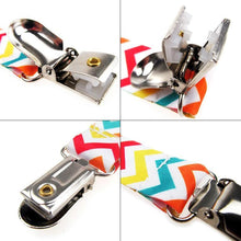 将图片加载到图库查看器，4PCS/SET Infant Pacifier Clips Holder Clip Nursing Teether Clip Nipple Holder Baby Pacifier Clip Soother Holder for Pacifier for Kids and Baby
