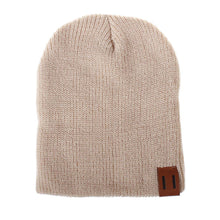 将图片加载到图库查看器，Winter Hats Mom&amp; Dad Women Man Toddle Kids Baby Boy Girl Winter Warm Caps Knit Beanie Hat Adults Kids Caps For Mother and Daughter Summer Cap
