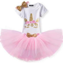 将图片加载到图库查看器，Modern New Tutu Dress Toddler Girls 1st Birthday Party Outfits Princess Costumes for 12 months Girls
