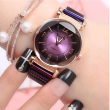 Load image into Gallery viewer, Women Watch Gradient Dial Milan Strap Luxury Fashion Ladies Watch Women Dress Watches Party Decoration Gifts For Women and Girls
