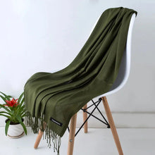 Load image into Gallery viewer, 2022 Tassel Women’s Scarf – Designer Shawl, Wrap &amp; Hijab Pashmina
