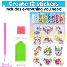 将图片加载到图库查看器，Big Gem Diamond Painting Kit - DIY Mosaic Art &amp; Sticker Craft for Kids

