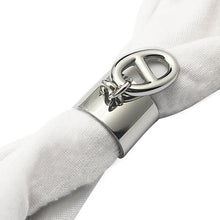 Load image into Gallery viewer, COUYA Women's Rings US Size 6-11 Stainless Steel Silver Color Punk Width Rings With oval-shaped Button Fashion Party Jewelry
