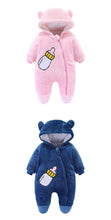 将图片加载到图库查看器，Modern Interesting Designer Winter Baby Costume Overalls For Baby Girls and for Newborn Clothes In Modern Style
