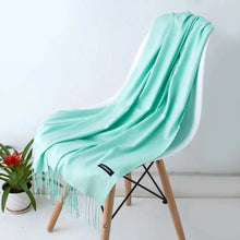 Load image into Gallery viewer, 2022 Tassel Women’s Scarf – Designer Shawl, Wrap &amp; Hijab Pashmina

