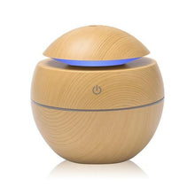 Load image into Gallery viewer, Mini USB Aroma Essential Oil Diffuser Ultrasonic Air Humidifier Mist Maker Aroma  7 Color LED Light Home Office
