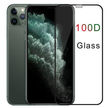 将图片加载到图库查看器，100D Curved Edge For iPhone 7 8 6 6S Plus 11 12 Pro Max Mini Screen Protector iPhone X XR XS Max Glass Full Cover Glass HD 9H Tempered Glass Screen Protector for iPhone
