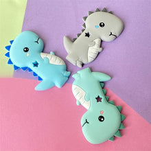 Load image into Gallery viewer, Dinosaur Teether Teething Animal Shape  Chewable Chewing Toys For Baby Boys And Girls  BPA Free Food Pefect Gift
