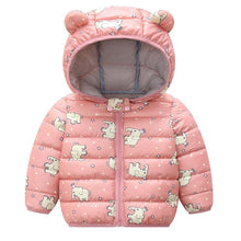 Load image into Gallery viewer, Baby Girls Winter Jackets For Children Spring Autumn Outerwear Hooded Infant Coats In Modern  Design For Girls and Boys
